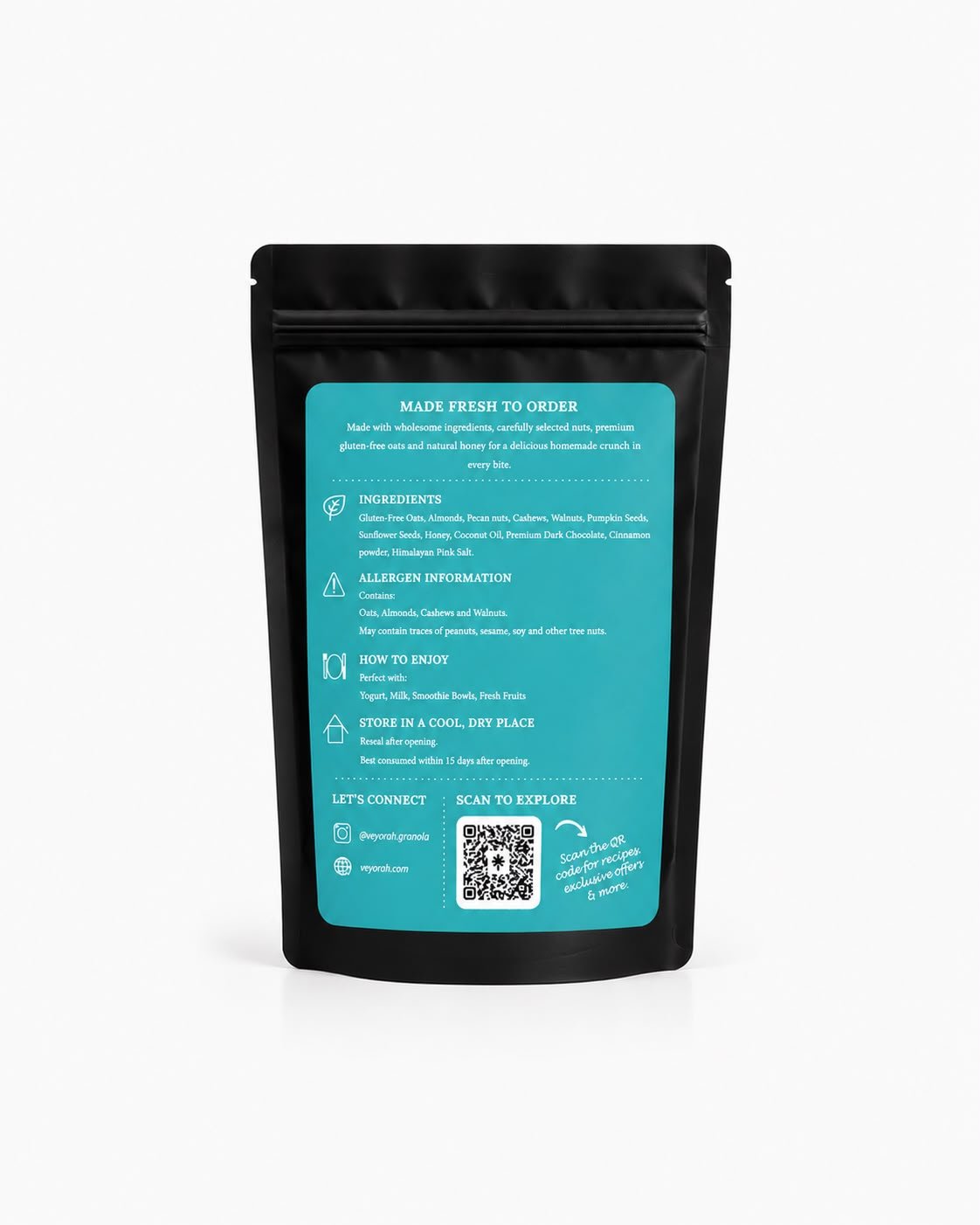 Veyorah Chocolate Granola Premium Handmade Granola with Chocolate - Veyorah | Granola & More