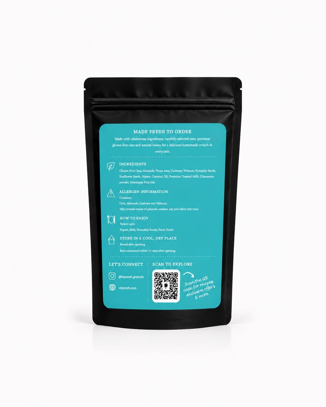 Veyorah Toasted Milk Granola Premium Handmade Granola with Toasted Milk - Veyorah | Granola & More